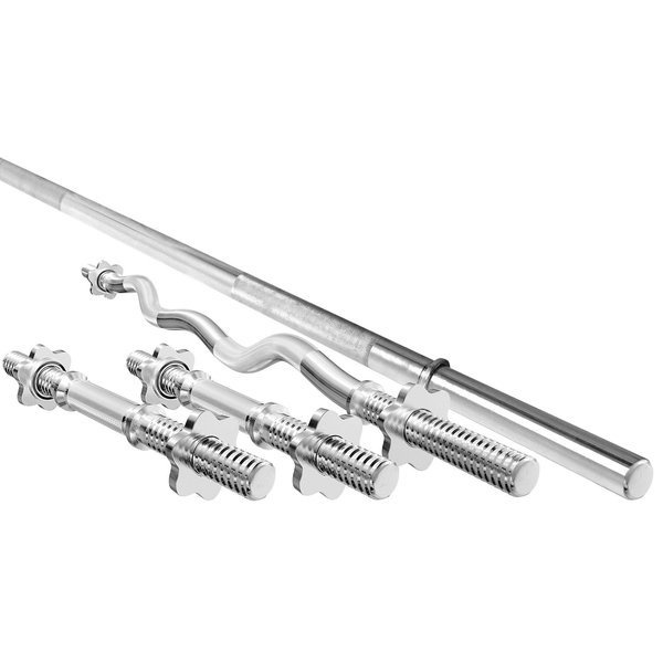 Set MWG2 | Činka činky 198 cm + tyč Sz -Curl 120 cm + 2x činka 40 cm 30 mm - Marbo Sport